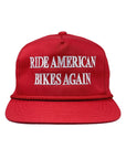 S&M Ride American Bikes Again Hat Red - Waller BMX