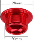 M20 Crank Bolt - Red Anodised