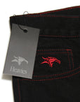 Doomed Heavies x Animal Jeans Black with Red Stitch - Waller BMX