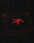 Doomed Heavies x Animal Jeans Black with Red Stitch - Waller BMX