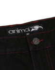 Doomed Heavies x Animal Jeans Black with Red Stitch - Waller BMX