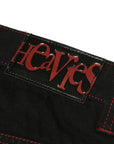 Doomed Heavies x Animal Jeans Black with Red Stitch - Waller BMX
