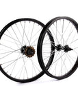 Tribal 18" RHD Wheelset - Black with Silver Spokes 16 Tooth