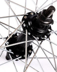 Tribal 18" RHD Wheelset - Black with Silver Spokes 16 Tooth