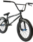 Tribal Dragon 20" Complete BMX Bike - Matte Black With Blue parts