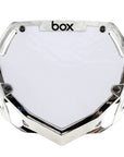 Box Two Chrome Number Plate - Large