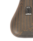 United Squad Fat Pivotal Seat Black With Orange Stitch - Waller BMX