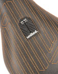 United Squad Fat Pivotal Seat Black With Orange Stitch - Waller BMX