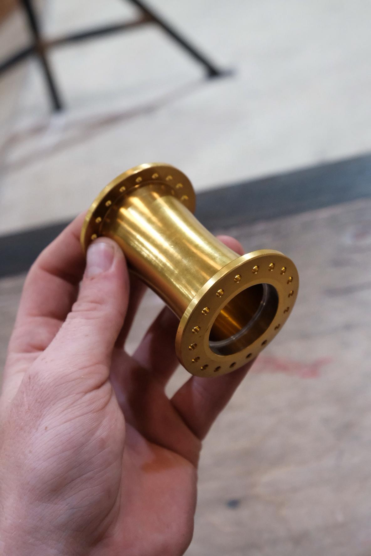 G-Sport Marmoset Front Hub Shell - Gold | Waller BMX