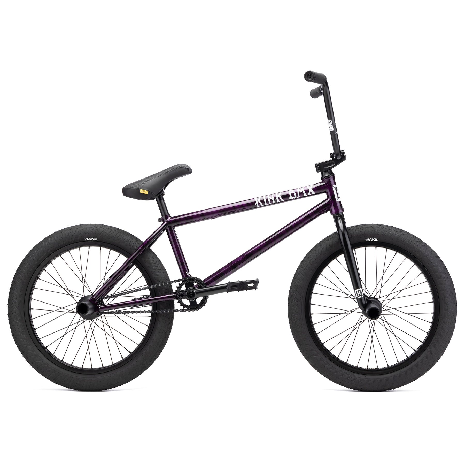 Kink Downside Complete BMX Bike 2025 Hazy Purple 20.75 Waller BMX