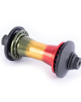 Cult Crew Front Hub With Hubguards - Rasta 10mm (3/8")