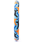 Cult Vans Tyre 20" - Blue / Orange Camo With Black Sidewall 2.40"