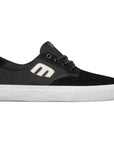Etnies Barge Plus Shoes Black/White - Waller BMX