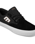 Etnies Barge Plus Shoes Black/White - Waller BMX