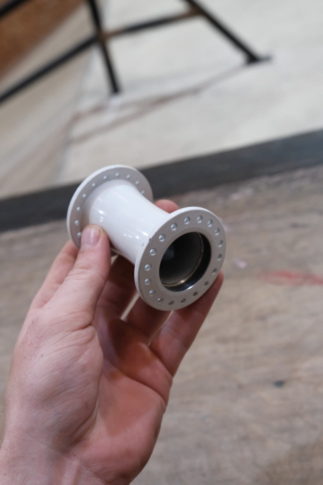G-Sport Marmoset Front Hub Shell - White | Waller BMX