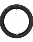 Subrosa Sawtooth Tyre 20" - Black With Blood Splatter 2.35"