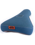Cult X Vans Old School Pro Mid Pivotal Seat - Blue With White Stripe, Gum Base
