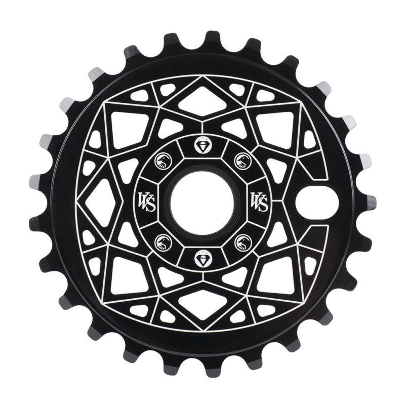 Shadow VVS Sprocket Black Waller BMX