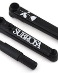 Subrosa Rose Cranks - Matt Black - Waller BMX