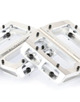 Premium PP Slim Alloy 9/16" Pedals - Silver - Waller BMX