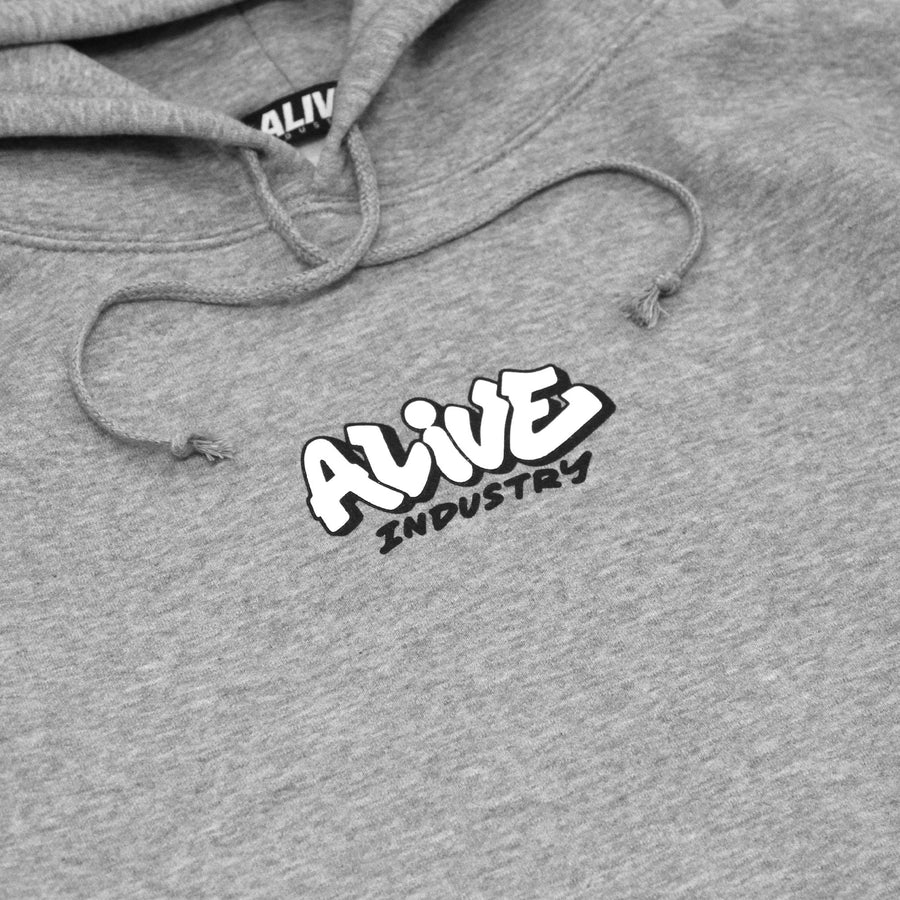 Alive Throw Up Hooded Sweat