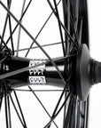 Cult Crew Match Front Wheel With Guards - Black 10mm (3/8") at . Quality Front Wheels from Waller BMX.