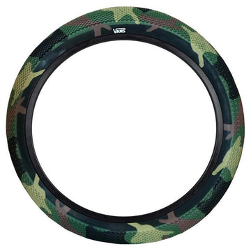 Cult Vans Tyre - Camo With Black Sidewall 2.40" at . Quality Tyres from Waller BMX.