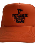 Fast And Loose Pool Haven Trucker Cap - Orange