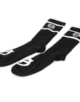 Federal Logo Socks - Black With White Logos - Waller BMX