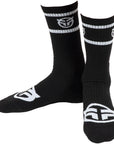 Federal Logo Socks - Black With White Logos - Waller BMX