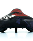 Federal Mid Pivotal Roses Seat - Black / Red With White Logo - Waller BMX
