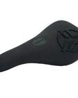Federal Slim Pivotal Logo Seat - Black With Raised Black Stitching at . Quality Seat from Waller BMX.