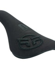 Federal Slim Pivotal Logo Seat - Black With Raised Black Stitching at . Quality Seat from Waller BMX.