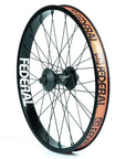 Federal Stance Pro Front Wheel With Guards And Butted Spokes - Black 10mm at . Quality Front Wheels from Waller BMX.