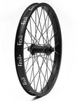 Fiend Cab Flangeless Front Wheel - Black 10mm (3/8") at . Quality Front Wheels from Waller BMX.