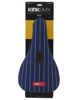 Kink Pinstripe Mid Pivotal Seat - Blue / Grey - Waller BMX