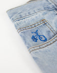 Doomed Heavies x Cult Shorts Light Blue - Waller BMX