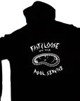 Fast And Loose Pool Service Hoodie - Black - Waller BMX