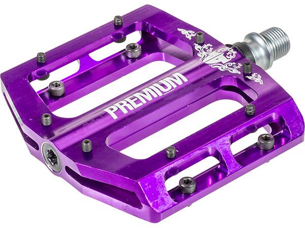 Premium PP Slim Alloy 9/16" Pedals - Purple - Waller BMX