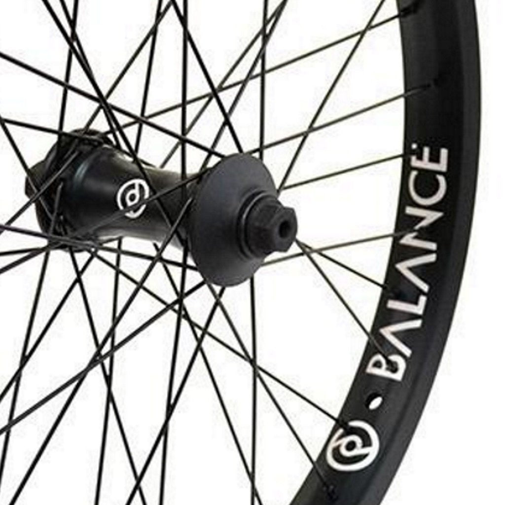Primo N4 Flangeless V2 Front Hub Black Waller BMX