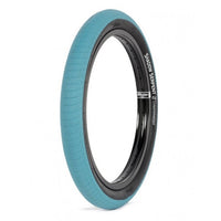 Shadow Serpent Tyre - Polar Pop Blue With Black Sidewall 2.30" at . Quality Tyres from Waller BMX.