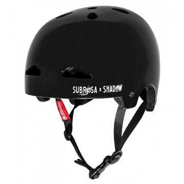 Shadow X Subrosa Feather Weight In-Mold Helmet - Gloss Black at 53.99. Quality Helmets from Waller BMX.