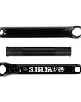 Subrosa Big Bitchin Cranks - Matt Black at 159.99. Quality Cranks from Waller BMX.