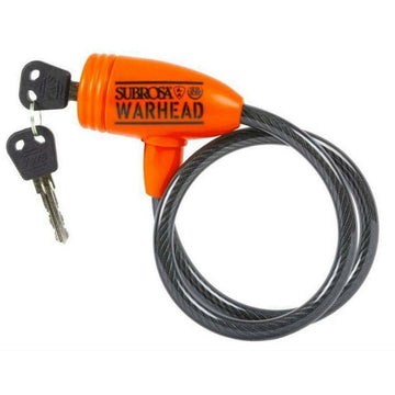 Subrosa Warhead Lock - Orange at . Quality Locks from Waller BMX.