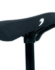 Tall Order 1 Combo Seat - Black With White Embroidery - Waller BMX