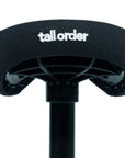 Tall Order 1 Combo Seat - Black With White Embroidery - Waller BMX