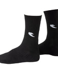 Tall Order Logo Socks - Black With White Logo - Waller BMX