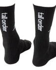 Tall Order Logo Socks - Black With White Logo - Waller BMX