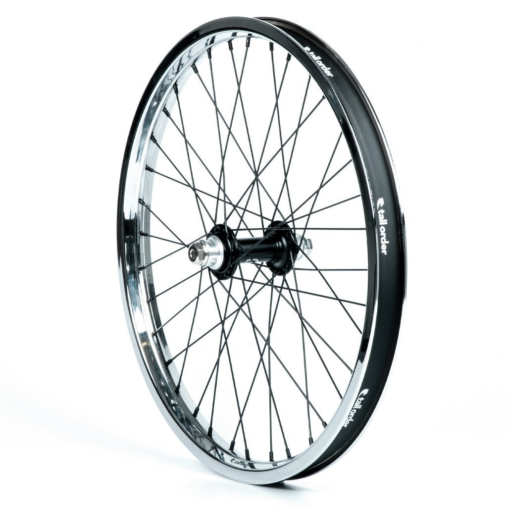 Tall Order Dynamics Front Wheel Black Hub With Chrome Rim Waller BMX