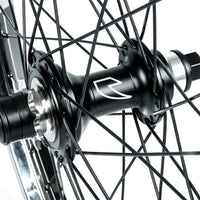 Tall Order Dynamics LHD Cassette Wheel - Black With Chrome Rim 9 Tooth at . Quality Rear Wheels from Waller BMX.